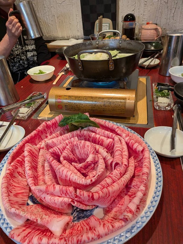 鍋を囲んで(神戸 焼肉食心坊)